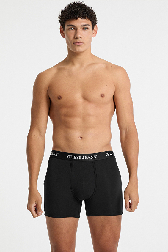 Guess Erkek 2'li Boxer M4BZ40 SYH Siyah Guess Erkek 2'li Boxer M4BZ40 SYH Siyah