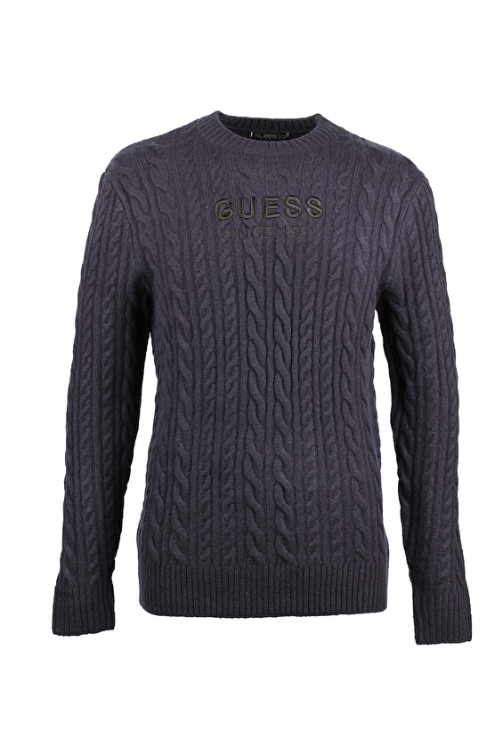 Guess Erkek Yün Karışımlı Kazak M4BR11Z3HA2 Lacivert Guess Erkek Yün Karışımlı Kazak M4BR11Z3HA2 Lacivert