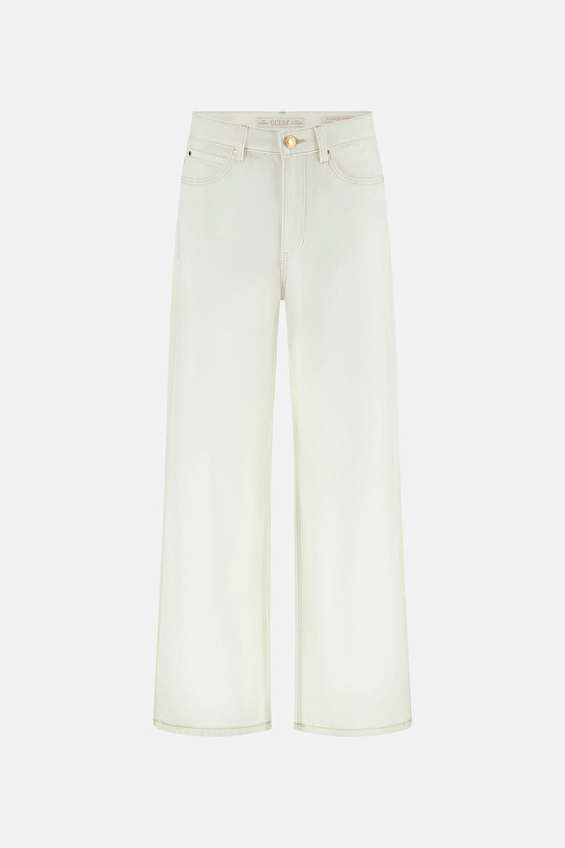 Guess Kadın Pantolon D W6GAJCD1125 Beyaz Guess Kadın Pantolon D W6GAJCD1125 Beyaz