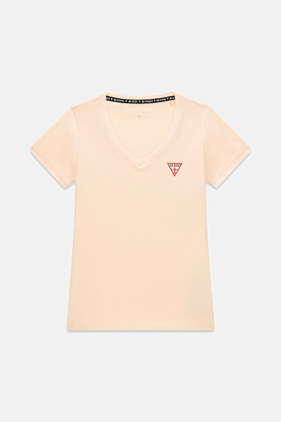 Guess Kadın Tişört W2YI45J1314 Ekru