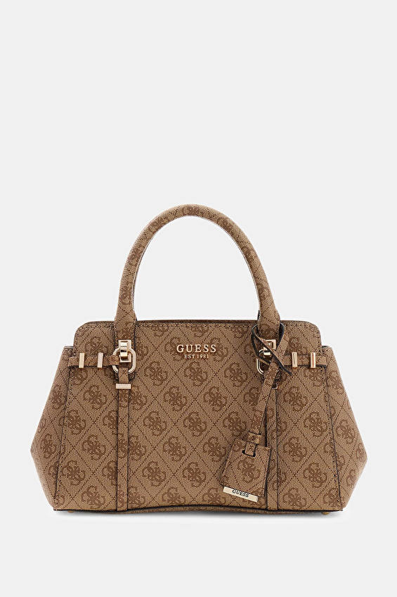 Guess Kadın Leona Logo El Çantası HWSG9917050 LTL Kahverengi Guess Kadın Leona Logo El Çantası HWSG9917050 LTL Kahverengi