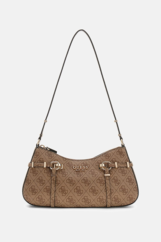 Guess Kadın Leona Logo Omuz Çantası HWSG9917180 LTL Kahverengi Guess Kadın Leona Logo Omuz Çantası HWSG9917180 LTL Kahverengi
