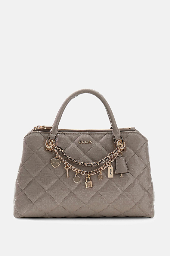 Guess Kadın Libby El Çantası HWGG9912060 DRT Kahverengi Guess Kadın Libby El Çantası HWGG9912060 DRT Kahverengi