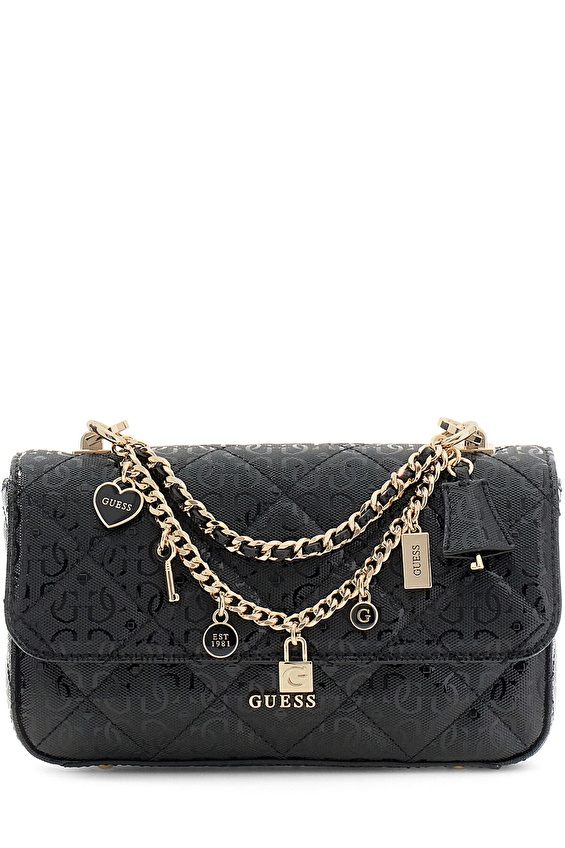 Guess Kadın Libby El Çantası HWGG9912200 BLA Siyah Guess Kadın Libby El Çantası HWGG9912200 BLA Siyah