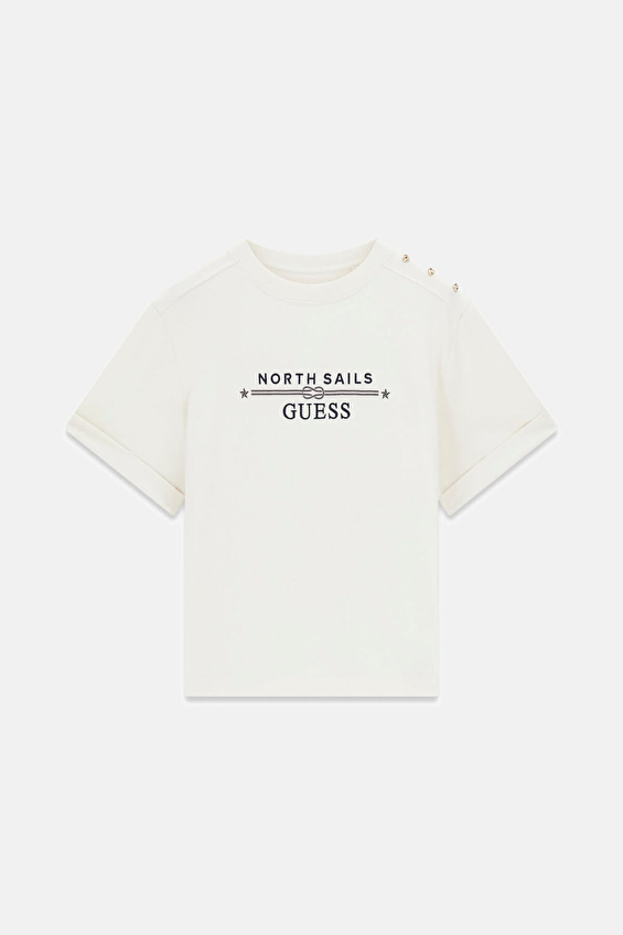 Guess Kadın Tişört W6GI03K2657 Beyaz