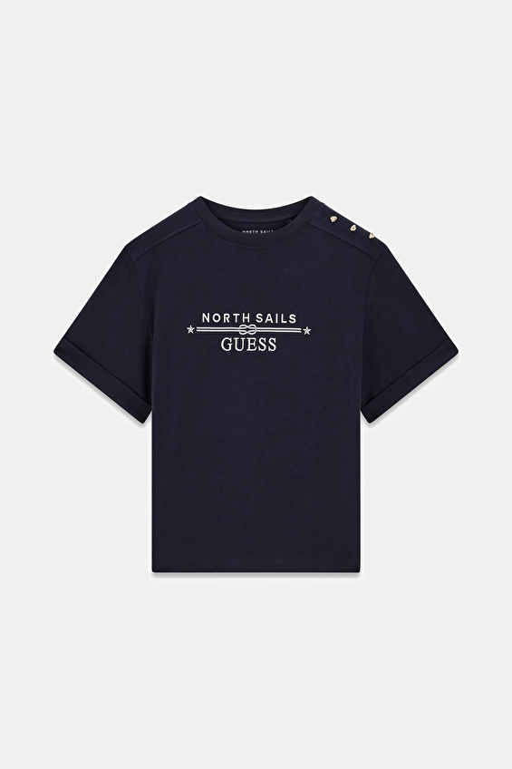 Guess Kadın Tişört W6GI03K2657 Lacivert