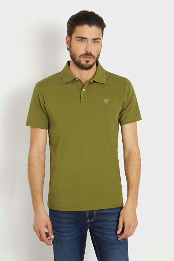 Guess Erkek Slim Fit Polo Yaka Tişört M4GP66KC701 Yeşil Guess Erkek Slim Fit Polo Yaka Tişört M4GP66KC701 Yeşil