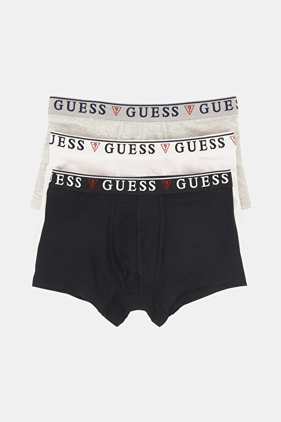 Guess Erkek 3'lü Boxer U97G01 Beyaz/gri Guess Erkek 3'lü Boxer U97G01 Beyaz/gri