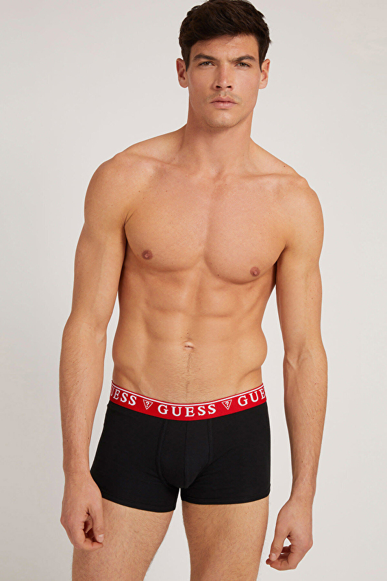 Guess Erkek 3'lü Boxer U97G01 GRI Siyah/gri/lacivert Guess Erkek 3'lü Boxer U97G01 GRI Siyah/gri/lacivert