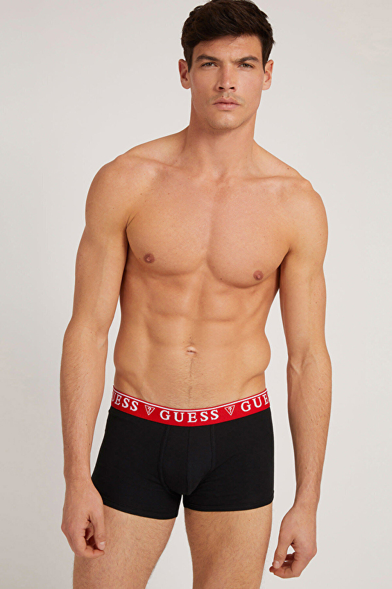 Guess Erkek 3'lü Boxer U97G01 GRI Siyah/gri/lacivert Guess Erkek 3'lü Boxer U97G01 GRI Siyah/gri/lacivert