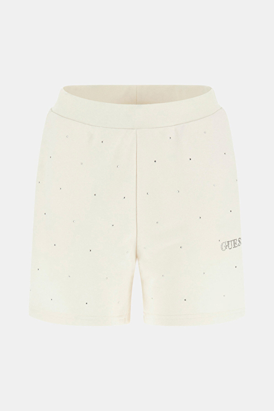 Guess Relaxed Fit Kadın Şort V5RD03KCLJ0 Krem