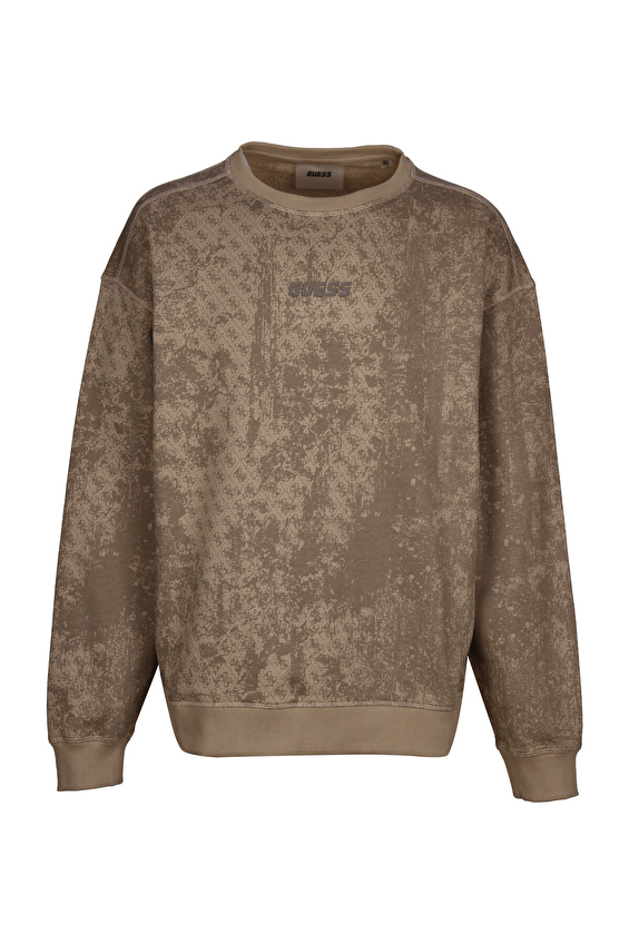 Guess Erkek Sweatshirt Z5RQ17K9YI1 Bej Guess Erkek Sweatshirt Z5RQ17K9YI1 Bej