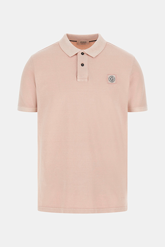 Guess Erkek Slim Fit Polo Yaka Tişört M2YP24KC9T1 Pembe