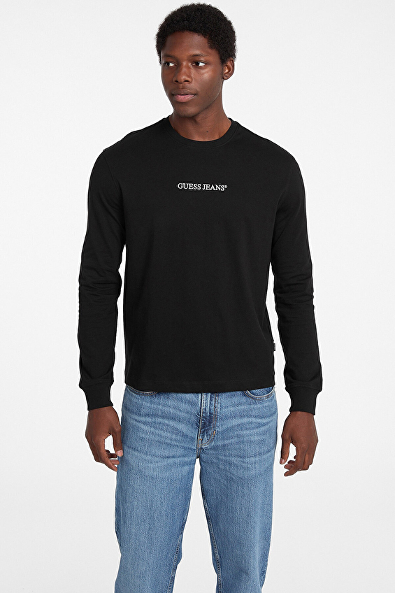 Guess Jeans Erkek Regular Fit Tişört M5RI84K8HM0 Siyah Guess Jeans Erkek Regular Fit Tişört M5RI84K8HM0 Siyah