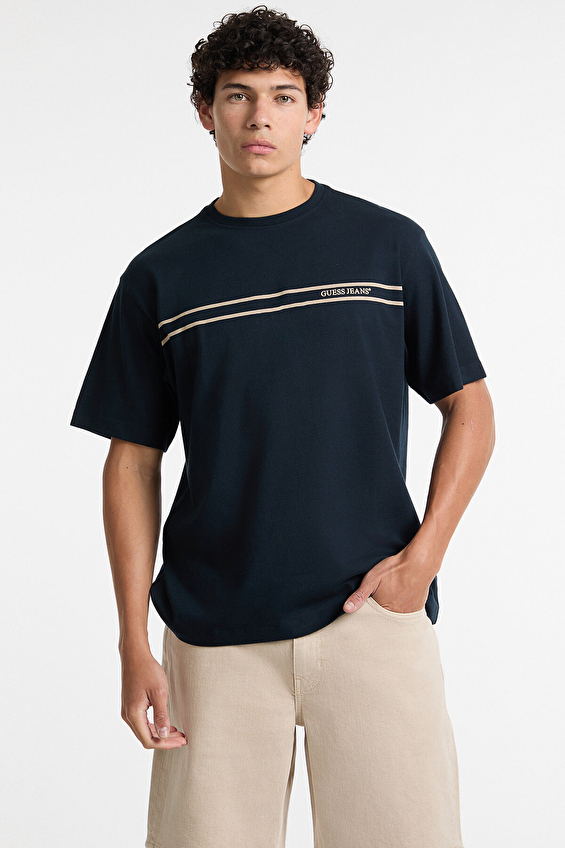 Guess Jeans Erkek Regular Fit Tişört M5RI78KCPQ1 Lacivert Guess Jeans Erkek Regular Fit Tişört M5RI78KCPQ1 Lacivert