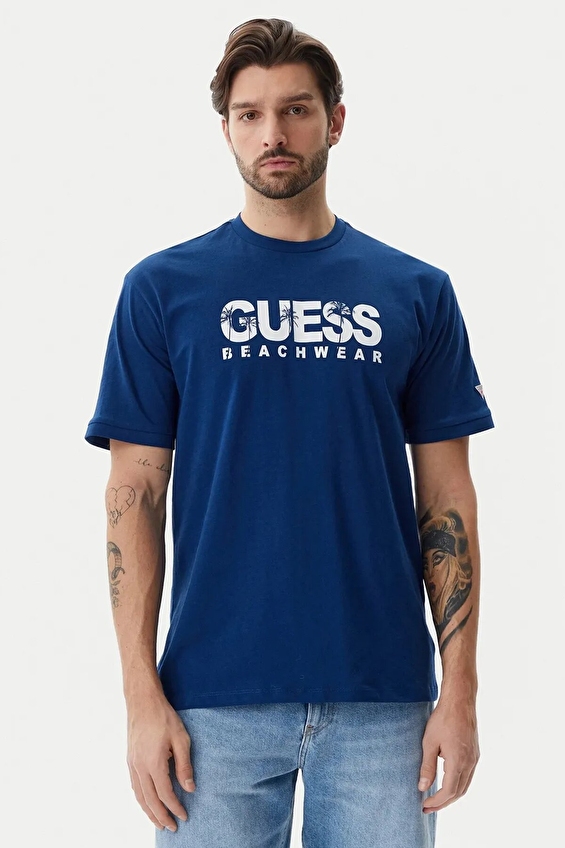 Guess Erkek Oversize Fit Tişört F5GI11I3Z14 Lacivert Guess Erkek Oversize Fit Tişört F5GI11I3Z14 Lacivert