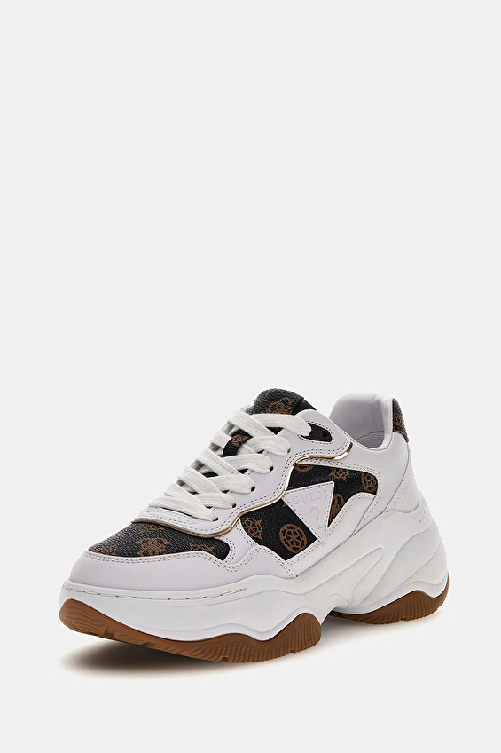 Guess Kadın Ayakkabı FLPHAP Beyaz/kahverengi Guess Kadın Ayakkabı FLPHAP Beyaz/kahverengi