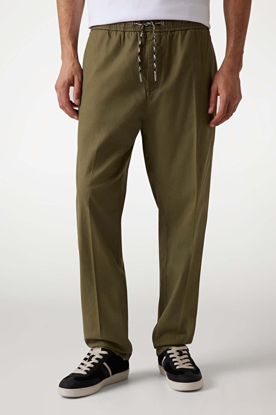 Guess Erkek Keten Karışımlı Slim Fit Pantolon M5GB79WH4EA Yeşil Guess Erkek Keten Karışımlı Slim Fit Pantolon M5GB79WH4EA Yeşil