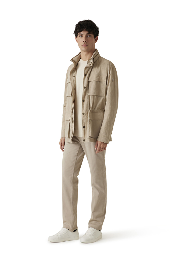 Guess Erkek Ceket M5YL03WGUM0 Bej