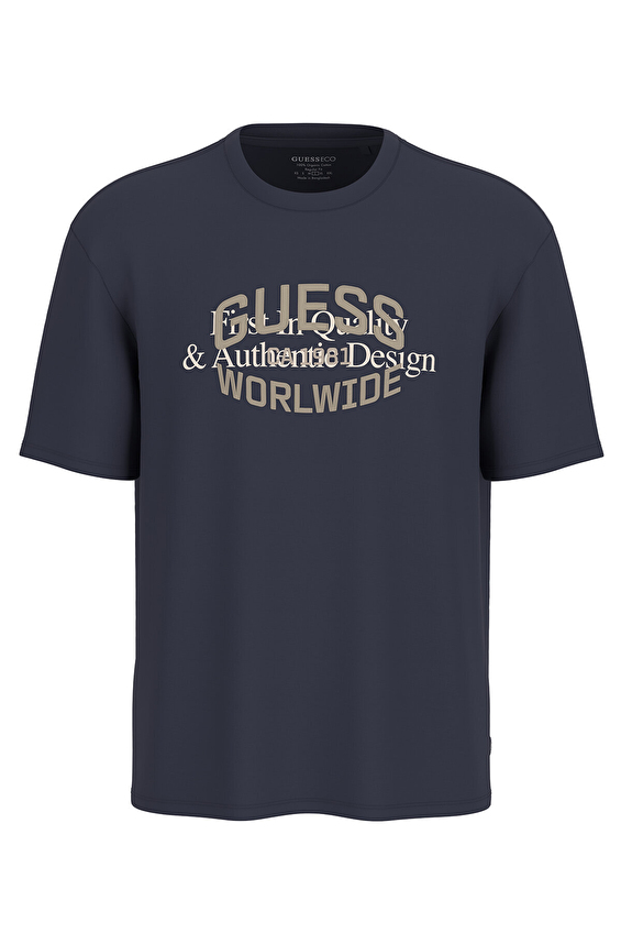 Guess Regular Fit Erkek Tişört M5YI49KBW41 Mavi Guess Regular Fit Erkek Tişört M5YI49KBW41 Mavi