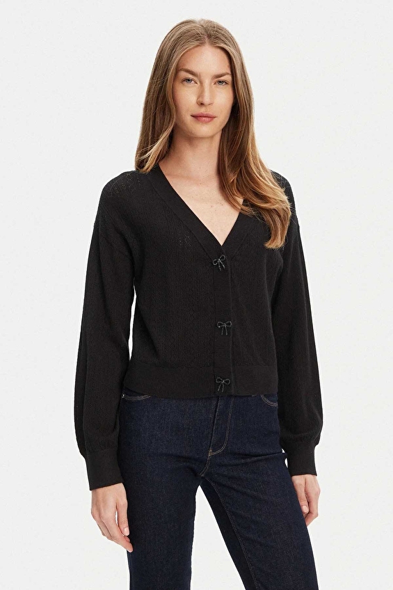 Guess Kadın Hırka W5YR01Z2ZK2 Siyah Guess Kadın Hırka W5YR01Z2ZK2 Siyah