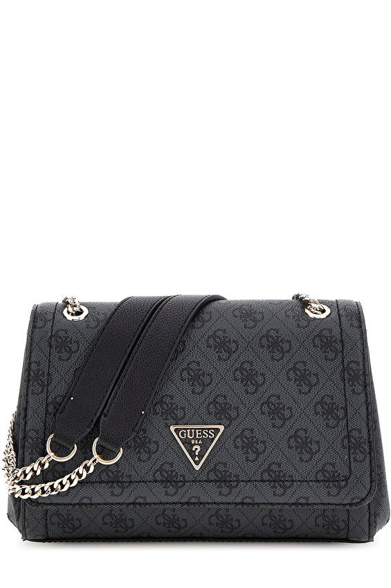 Guess Mıknatıslı Kadın Omuz Çantası HWBG9672210 Siyah Guess Mıknatıslı Kadın Omuz Çantası HWBG9672210 Siyah