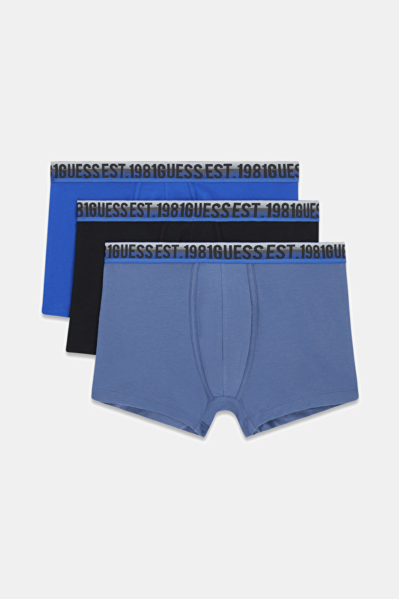 Guess Erkek 3'lü Boxer U5BG61 RNK Renkli