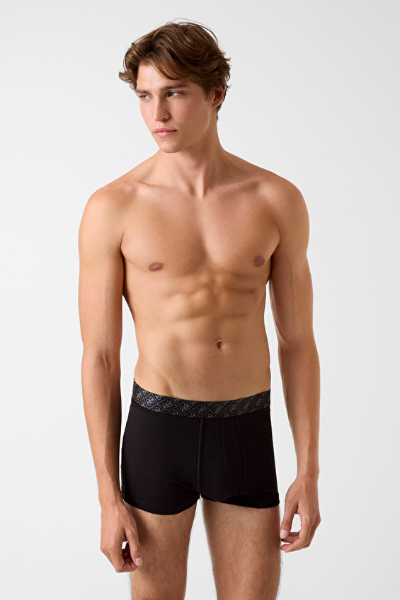 Guess Erkek 3'lü Boxer U5BG69 SYH Siyah Guess Erkek 3'lü Boxer U5BG69 SYH Siyah