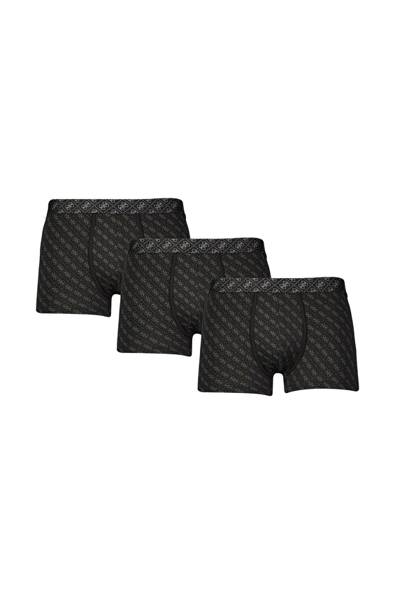 Guess Erkek 3'lü Boxer U5BG69 SYH Siyah Guess Erkek 3'lü Boxer U5BG69 SYH Siyah