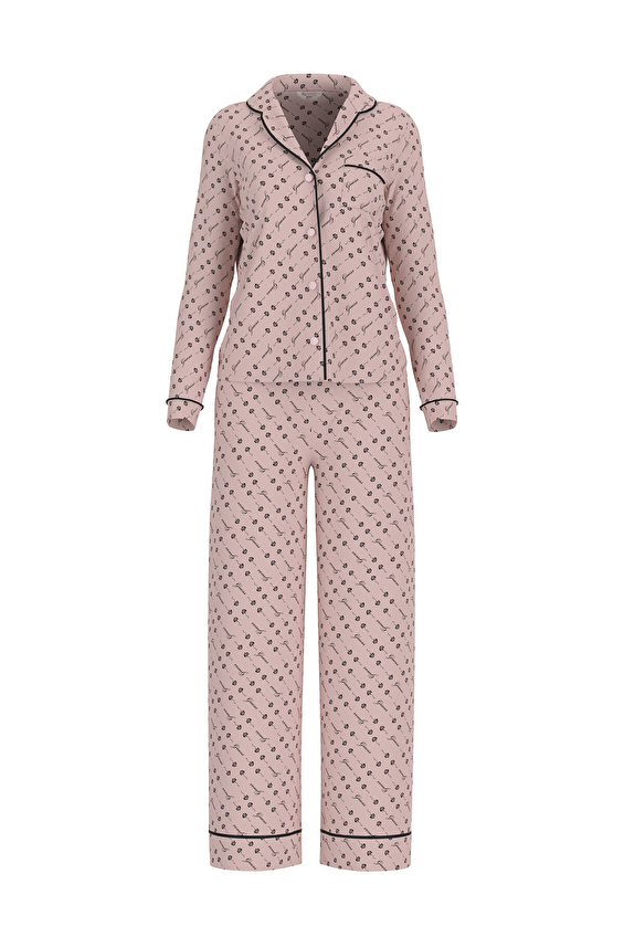 Guess Kadın Pijama Takımı O5RX08 RNK Pembe Guess Kadın Pijama Takımı O5RX08 RNK Pembe