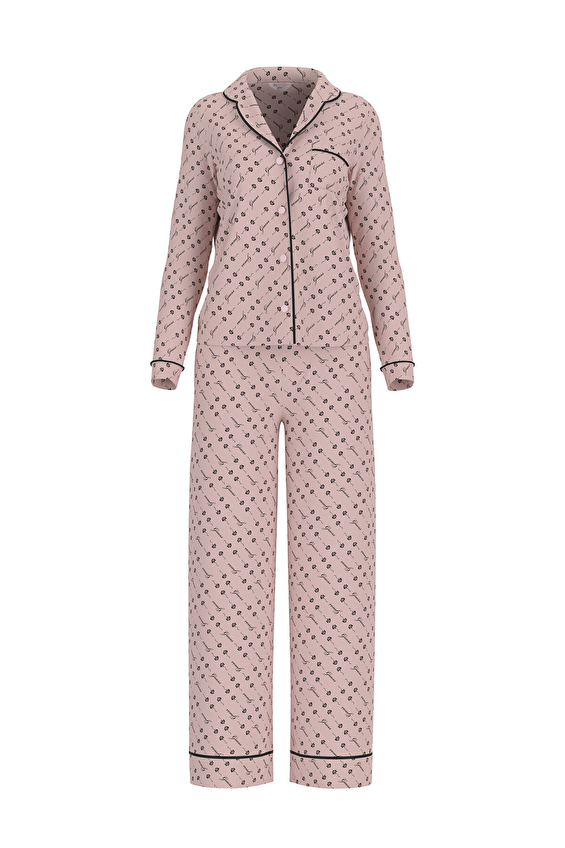 Guess Kadın Pijama Takımı O5RX08 RNK Pembe Guess Kadın Pijama Takımı O5RX08 RNK Pembe