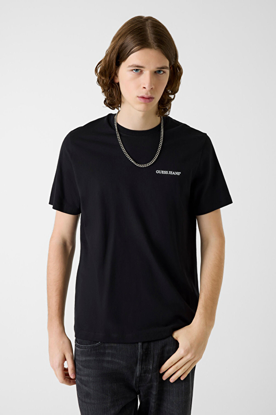 Guess Jeans Regular Fit Erkek Tişört M5BI78K8FQ4 Siyah Guess Jeans Regular Fit Erkek Tişört M5BI78K8FQ4 Siyah
