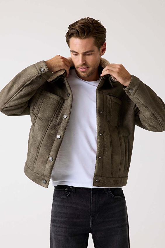 Guess Erkek Ceket M5BL0IW2500 Renkli Guess Erkek Ceket M5BL0IW2500 Renkli