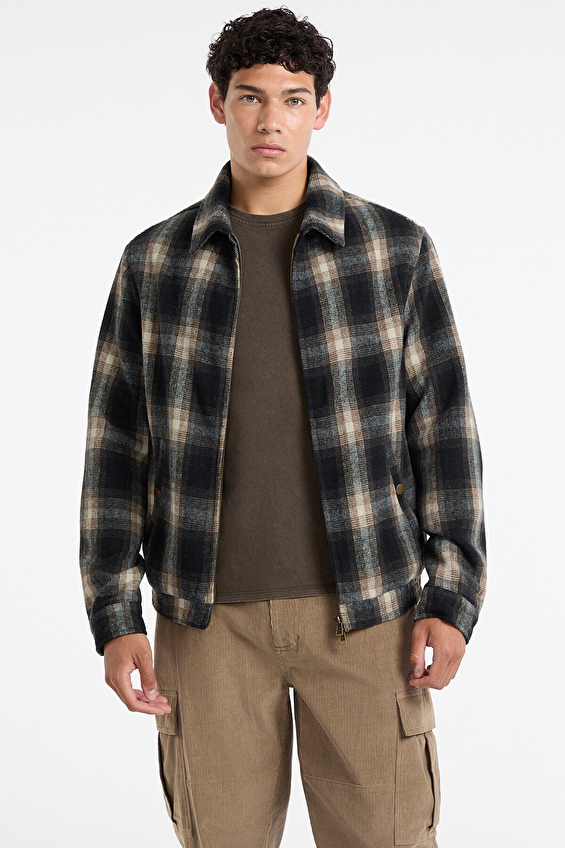 Guess Jeans Erkek Yün Karışımlı Bomber Ceket M5BL1CW2932 Renkli Guess Jeans Erkek Yün Karışımlı Bomber Ceket M5BL1CW2932 Renkli