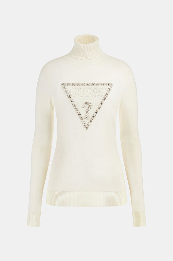 Guess Kadın Triko W5BR39Z2NQ2 Beyaz