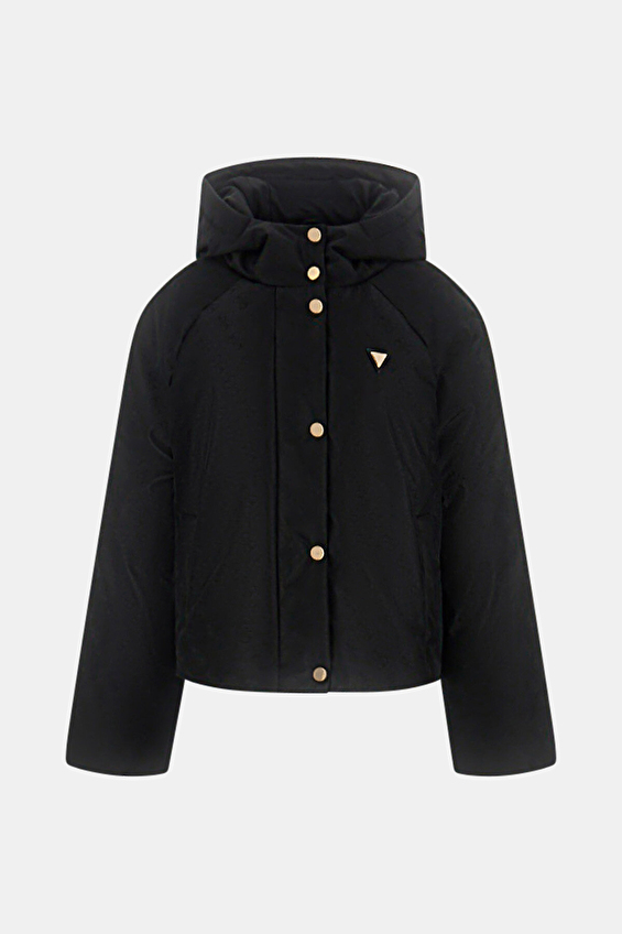 Guess Dokuma Kumaş Kadın Mont V5BL07WGLW2 Siyah