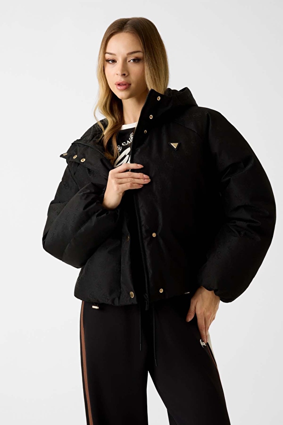 Guess Kadın Mont V5BL07WGLW2 Siyah Guess Kadın Mont V5BL07WGLW2 Siyah