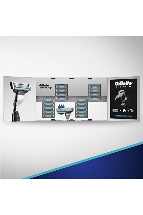 Gillette Mach3 18'li Yedek Bıçak Gillette Mach3 18'li Yedek Bıçak