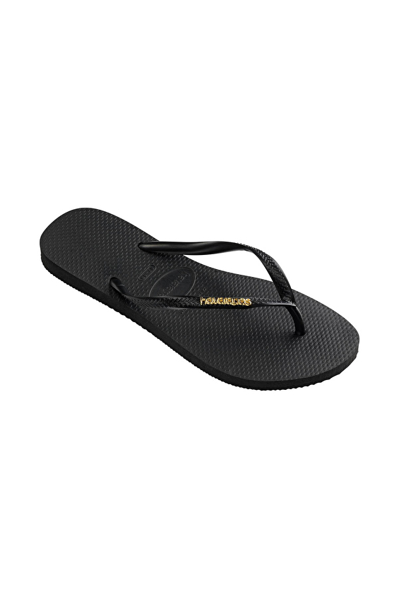 Havaianas Kadın Slim Logo Metallic Terlik 4119875192 Siyah Havaianas Kadın Slim Logo Metallic Terlik 4119875192 Siyah