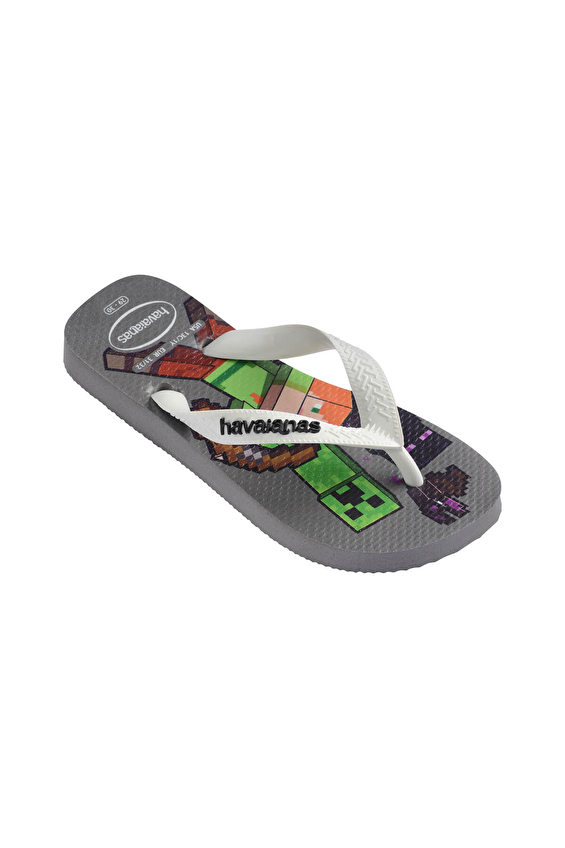 Havaianas Çocuk Kids Minecraft Terlik 4145125107 Gri Havaianas Çocuk Kids Minecraft Terlik 4145125107 Gri