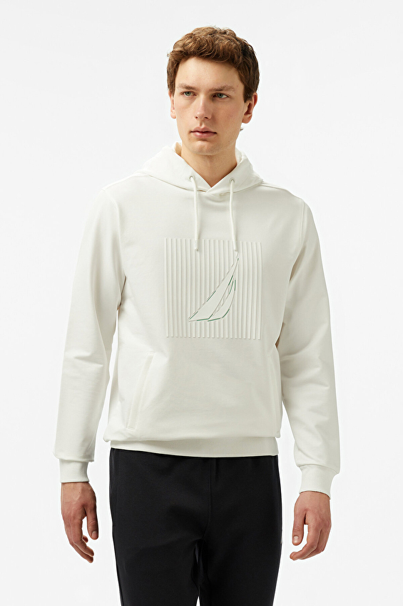 Nautica Regular Fit Uzun Kollu Erkek Sweatshirt K55503T Ekru Nautica Regular Fit Uzun Kollu Erkek Sweatshirt K55503T Ekru