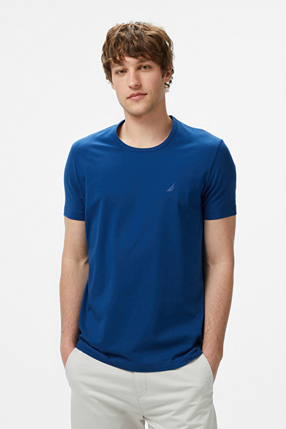 Nautica Regular Fit Bisiklet Yaka Kısa Kollu Erkek Tişört V55009T Indıgo Nautica Regular Fit Bisiklet Yaka Kısa Kollu Erkek Tişört V55009T Indıgo