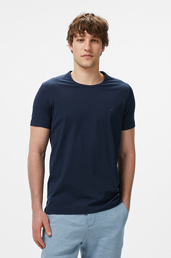 Nautica Regular Fit Bisiklet Yaka Kısa Kollu Erkek Tişört V55009T Lacivert Nautica Regular Fit Bisiklet Yaka Kısa Kollu Erkek Tişört V55009T Lacivert