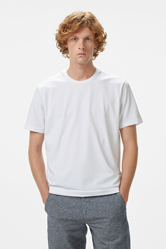 Nautica Erkek Tişört V55340T Açık beyaz Nautica Erkek Tişört V55340T Açık beyaz