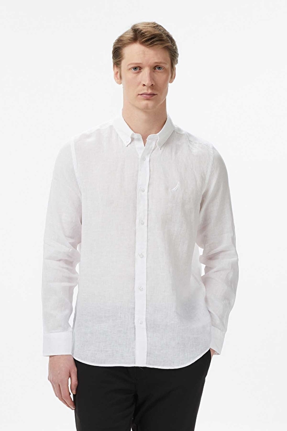 Nautica Erkek Gömlek W65101T Beyaz Nautica Erkek Gömlek W65101T Beyaz