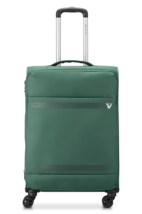 Roncato Kumaş Valiz Çift Taraflı Fermuarlı Kapama 65CM Orta Boy 2RONU2024002 Yeşil Roncato Kumaş Valiz Çift Taraflı Fermuarlı Kapama 65CM Orta Boy 2RONU2024002 Yeşil