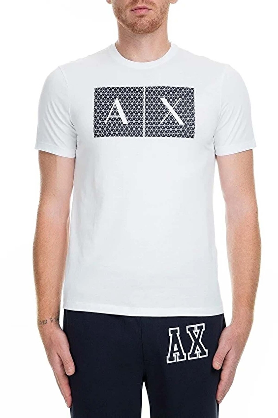 Armani Exchange Erkek Tişört 8NZTCK Beyaz Armani Exchange Erkek Tişört 8NZTCK Beyaz