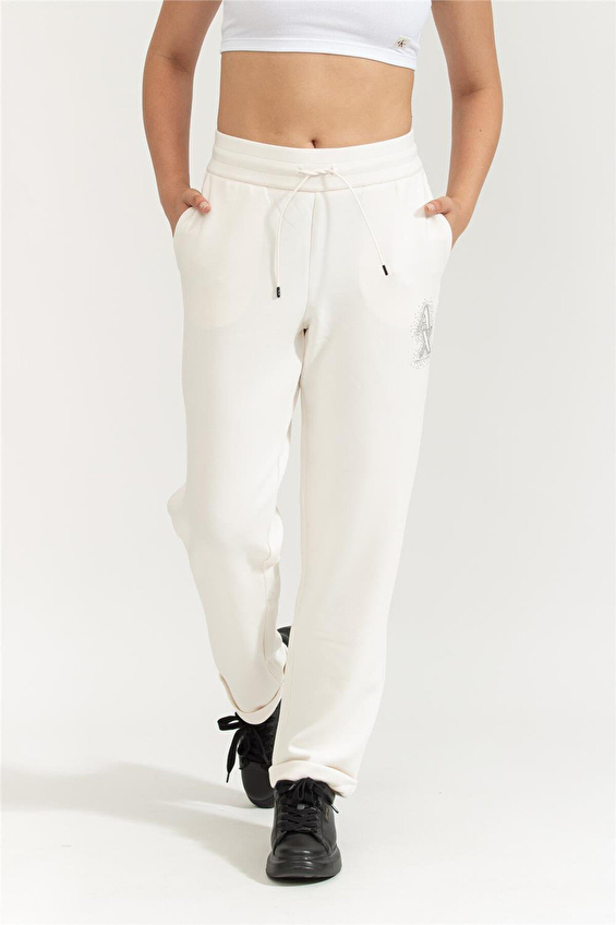 Armani Exchange Kadın Eşofman Altı XW000096AF10804 Krem Armani Exchange Kadın Eşofman Altı XW000096AF10804 Krem