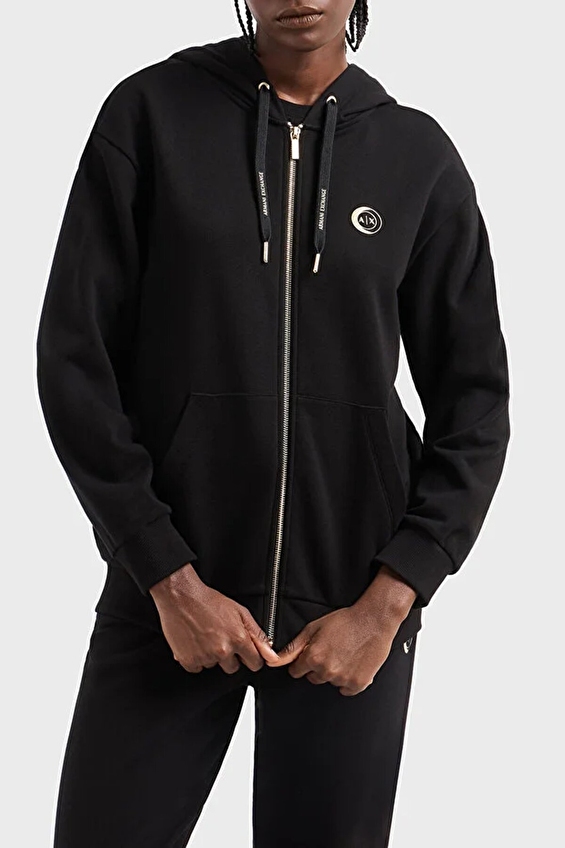 Armani Exchange Kadın Sweatshirt XW000318AF12217 Siyah Armani Exchange Kadın Sweatshirt XW000318AF12217 Siyah