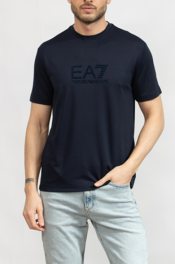 EA7 Erkek Tişört 7M000092AF13870 Mavi EA7 Erkek Tişört 7M000092AF13870 Mavi